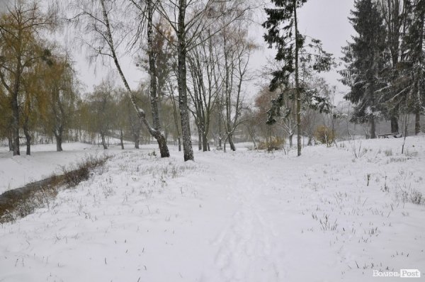 Фото снігу в Луцьку