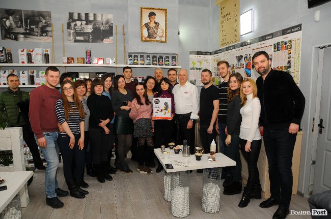 У Луцьку арт-бариста з Італії навчав робити фірмову каву. ФОТО
