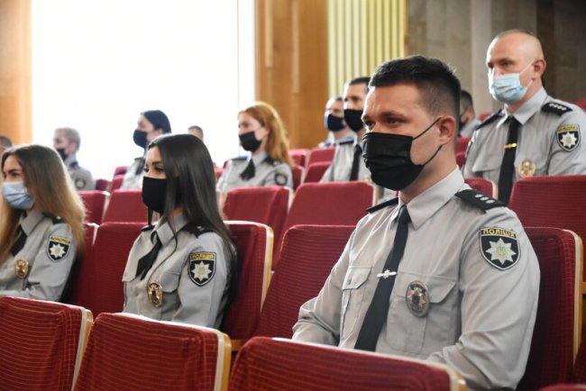 У Луцьку поліцейських привітали з професійним святом. ФОТО