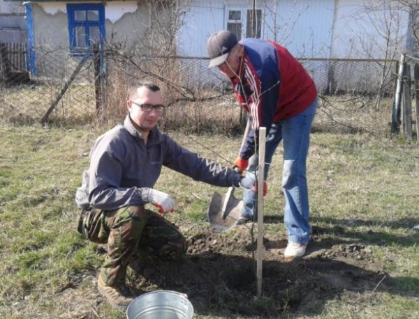 Ківерчани разом з міським головою робили вулиці зеленішими. ФОТО
