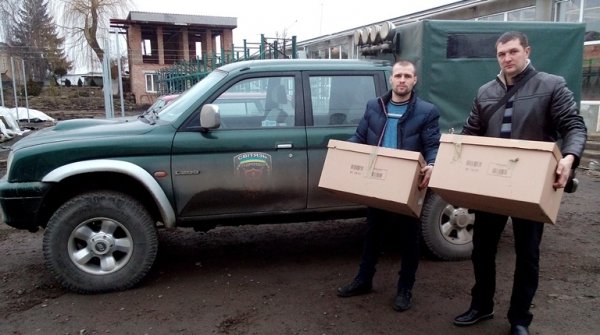 Українська діаспора передала гуманітарну допомогу волинським бійцям. ФОТО