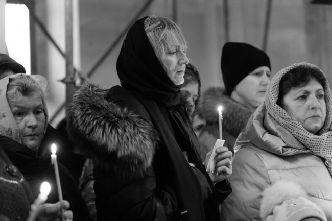 Лучани попрощались із загиблими у війні Героями Русланом Макарчуком та Ігорем Небосьом