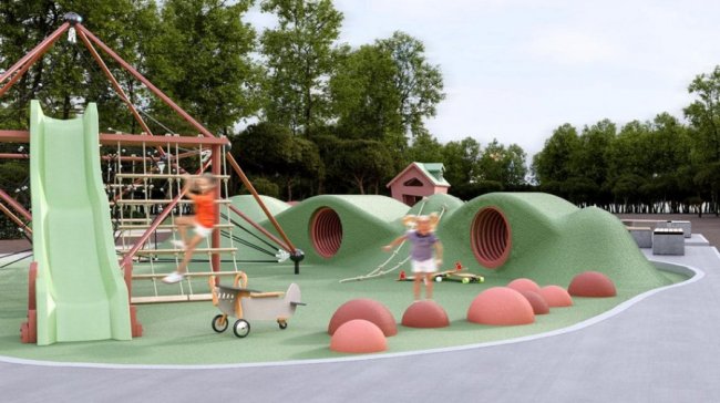 У Луцьку зносять дитячий майданчик: відомо, що буде на його місці.ВІДЕО