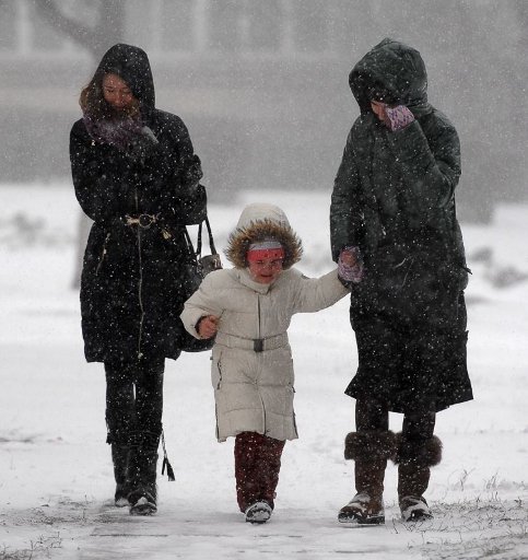 Фото Києва, заваленого снігом
