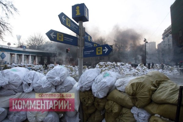 Світанок: барикади у Києві. ФОТО