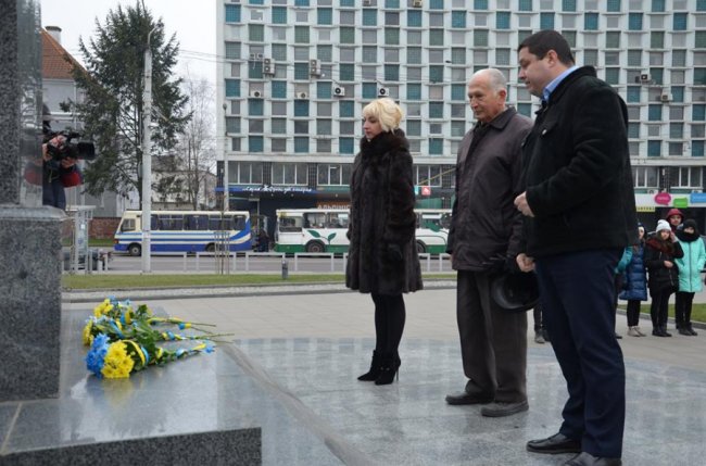 У Луцьку вшанували пам’ять Михайла Грушевського