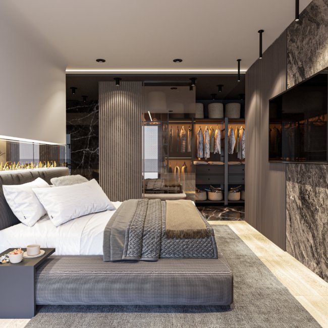 «Розумне» скло, кухня-привид і зона для плейстейшен: чим «начинена» холостяцька квартира у ЖК «StyleUP»*