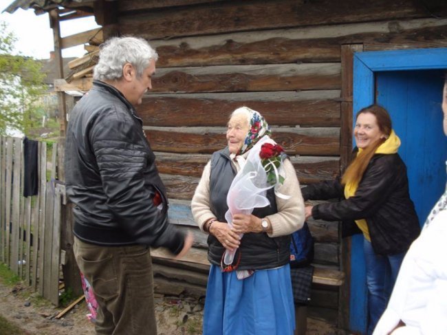Шкляр привітав зв’язкову УПА з Волині з днем народження