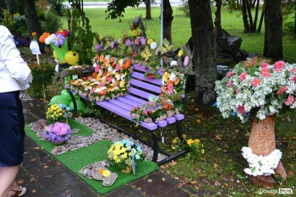 У Луцьку  - квіткова виставка до Дня Незалежності. ФОТО