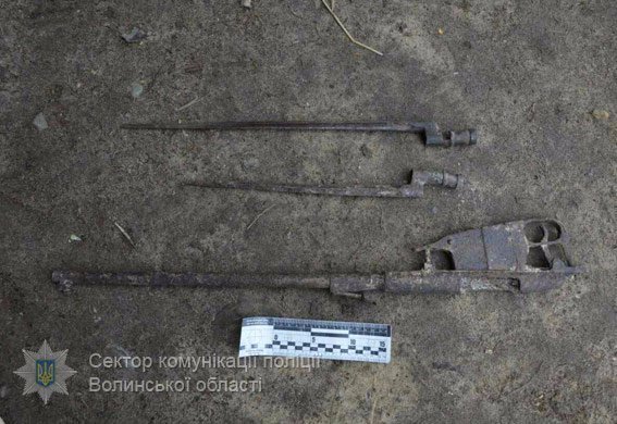 У волинян вилучили зброю часів Другої світової