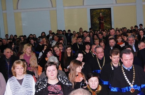 Ректор київського вишу став почесним доктором луцького. ФОТО