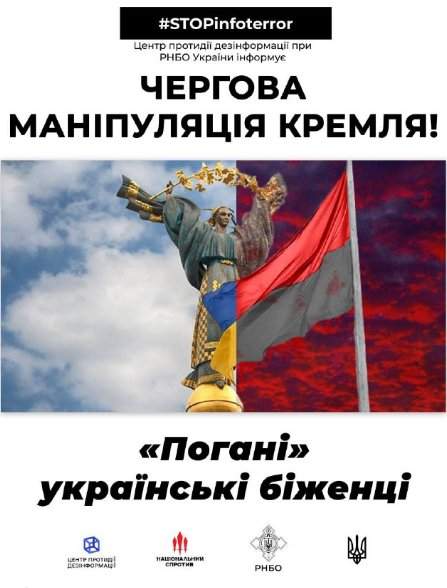 Кремль готує маніпуляцію про «поганих» українських біженців