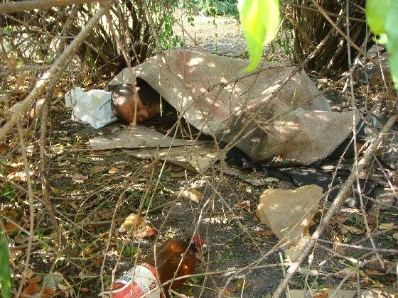 У Ковелі на меморіалі живе безхатько