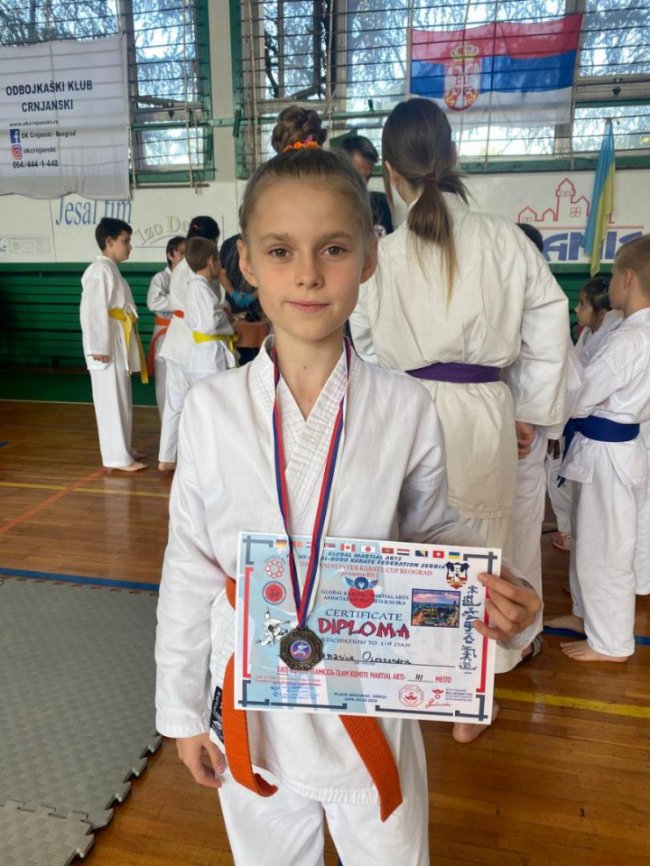 Тато з донькою з Волині зібрали на двох повний комплект медалей на чемпіонаті Європи з карате