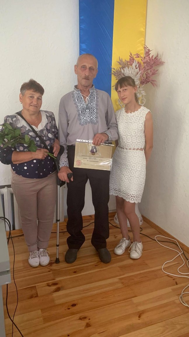 Звільнений з полону волинянин Віталій Войтович отримав відзнаку Міністерства оборони України 