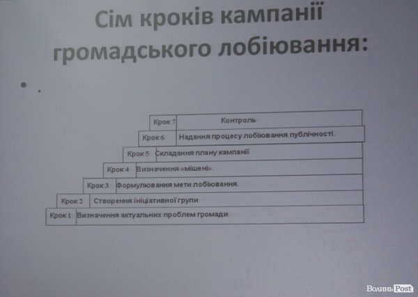 У Луцьку вчили, як «тиснути» на владу. ФОТО