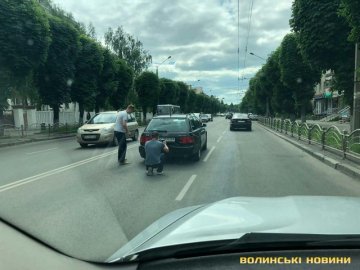У Луцьку на Перемоги – аварія. ФОТО