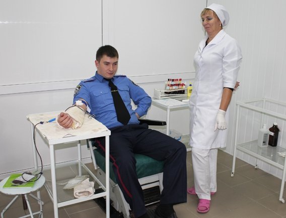 Автоінспектори Волині здали майже 25 літрів крові. ФОТО