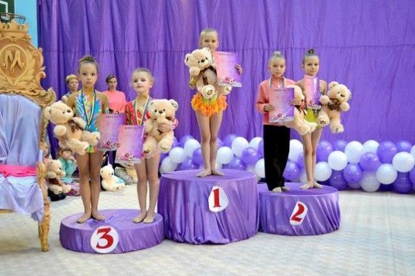 У Луцьку обирали маленьких «Принцес гімнастики». ФОТО