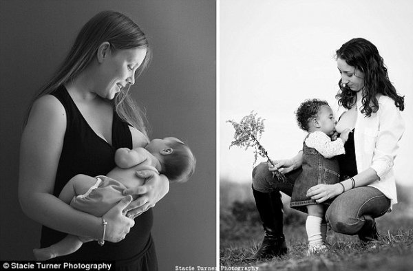 Нова інтернет-мода на фото: матері, що годують дітей. ФОТО