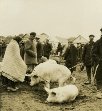 Базар в Почаєві Базар в Почаєві