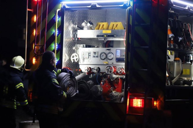 У Луцьку вночі горіла баня. ФОТО