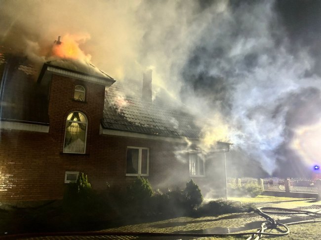 У місіті на Волині спалахнув житловий будинок 