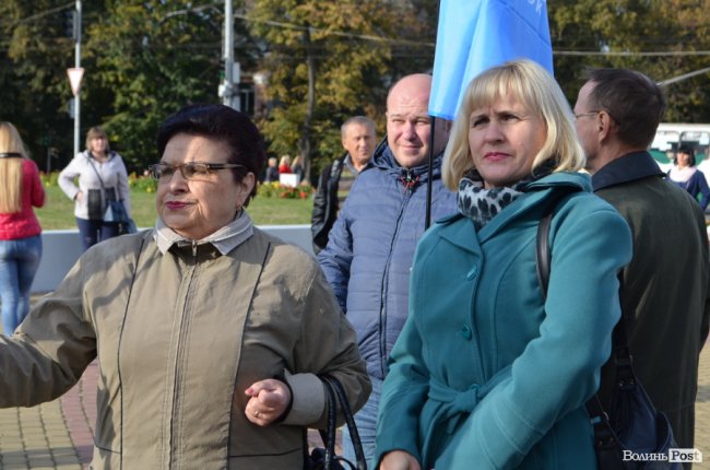 Луцьк приєднався до всеукраїнської акції протесту профспілчан. ФОТО