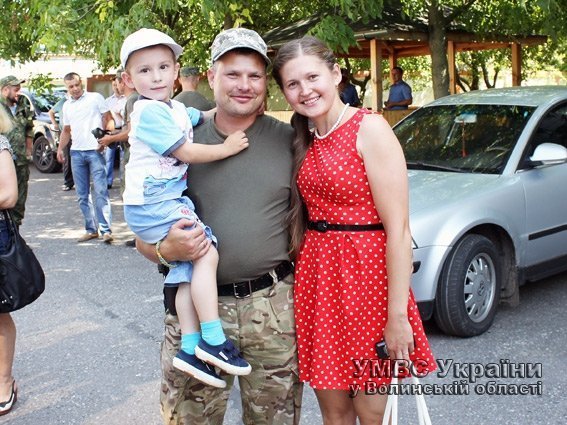 Волинських міліціонерів провели у зону АТО. ФОТО