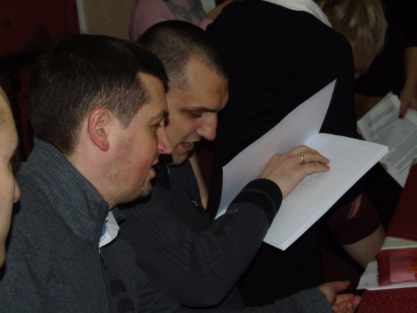 У Луцьку з'явились перше меню і  газета,  надруковані шрифтом Брайля 