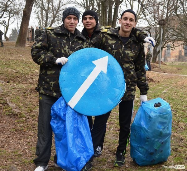 Як прибирали Луцьк