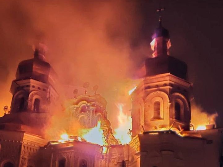 Росіяни влучили «шахедом» у Києво-Печерську Лавру
