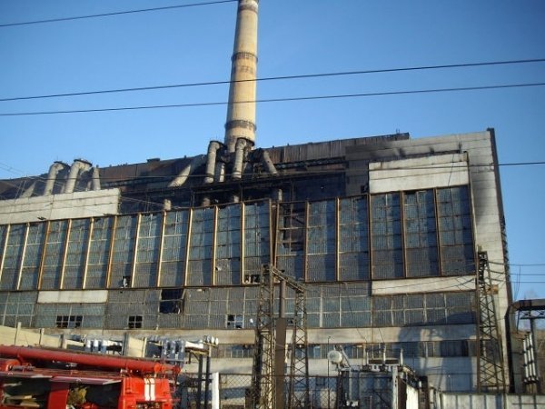 Фото згорілої електростанції
