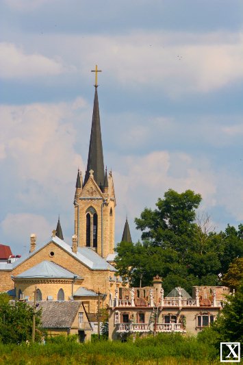  Подвірʼя лютеранської кірхи