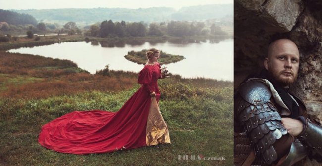 Середньовічна казка: лучанин знявся у романтичній фотосесії
