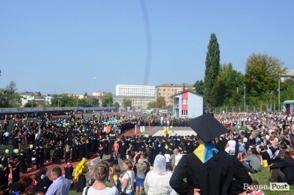 Інавгураційне відкриття та посвята першокурсників СНУ імені Лесі Українки. ФОТО