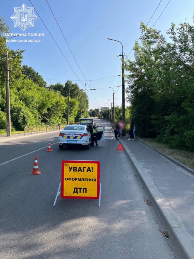 ДТП на Гнідавській у Луцьку: зіткнулися два автомобілі