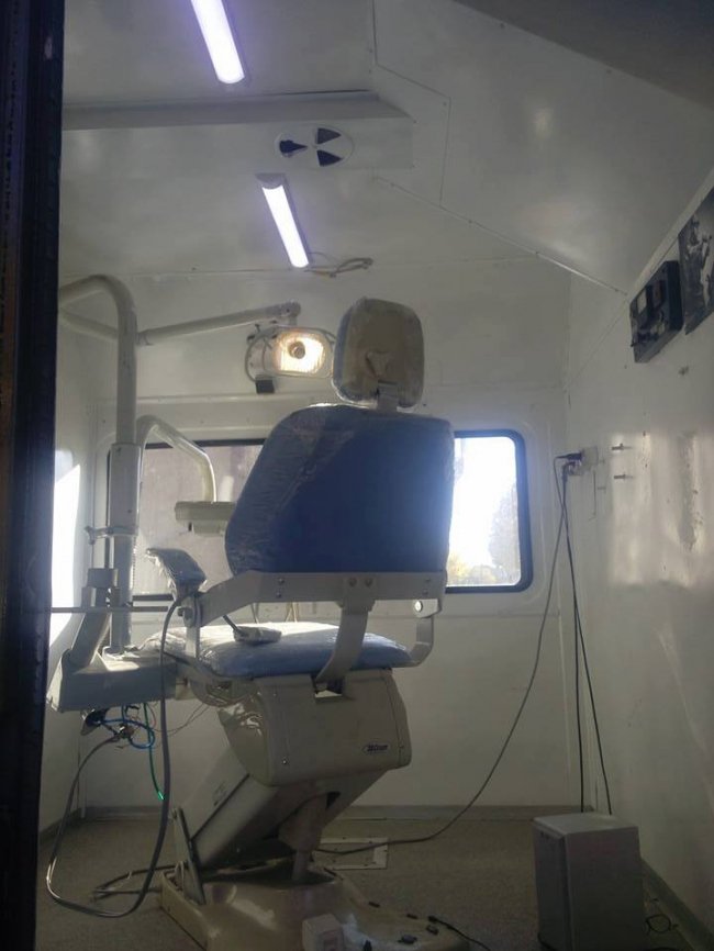 Відремонтований пересувний стоматкабінет відправили волинським бійцям. ФОТО