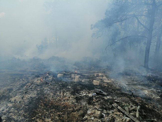 На Рівненщині згорів циганський табір. ФОТО