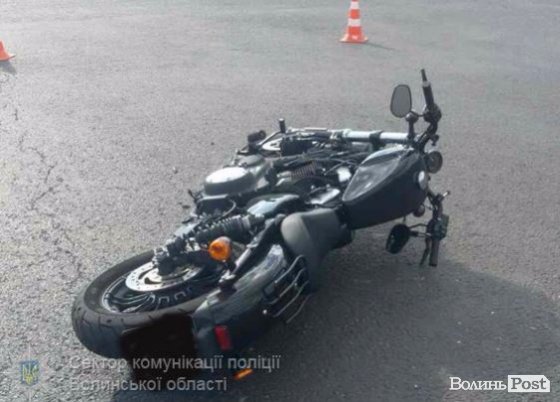 У Ковелі – аварія за участю німецького байкера