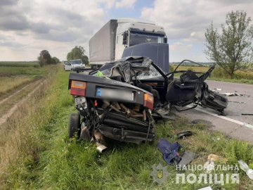 Смертельна автотроща у Горохівському районі: за кермом вантажівки був іноземець
