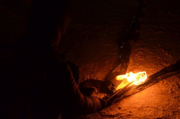 У центрі Луцька на честь Героїв Крут палав тризуб. ФОТО. ВІДЕО