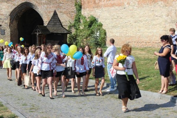 У стінах замку Любарта відбулася посвята у студенти першокурсників. ФОТО