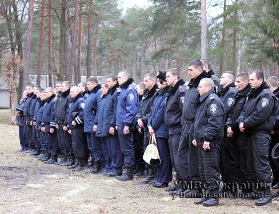 На Волині встановили хрест на міліцейській церкві. ФОТО
