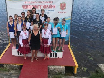 Юні волиняни здобули 19 медалей на чемпіонаті України з веслування на байдарках і каное