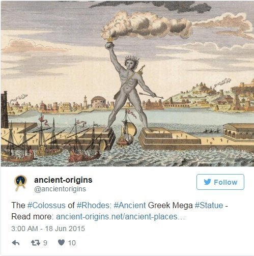 У Греції відновлять 135-метрову статую Колоса Родоського