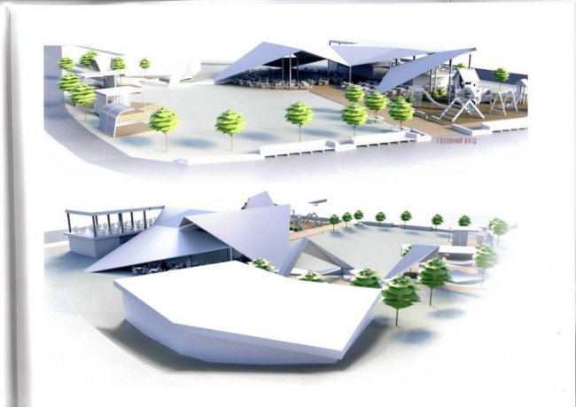 Показали проект благоустрою території біля луцького парку. ФОТО