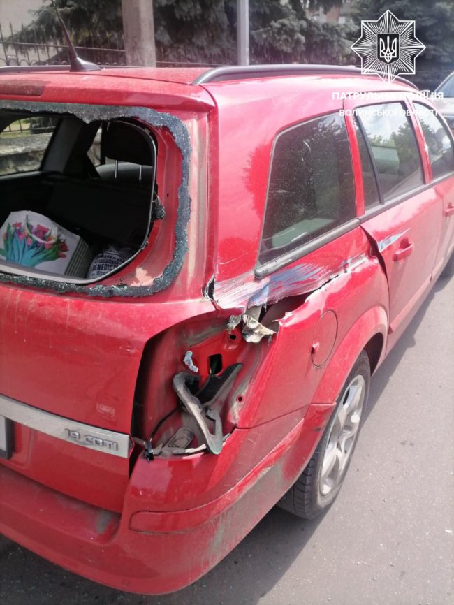 На Волині водій спричинив ДТП і втік