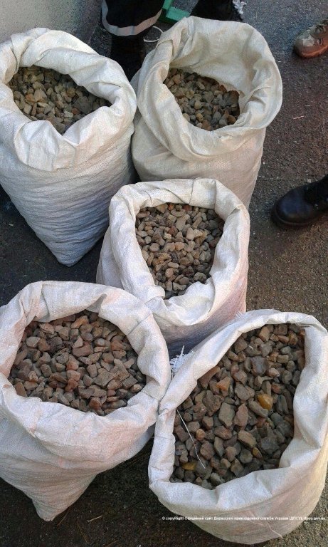 На «Ягодині» затримали 100 кілограмів бурштину. ФОТО