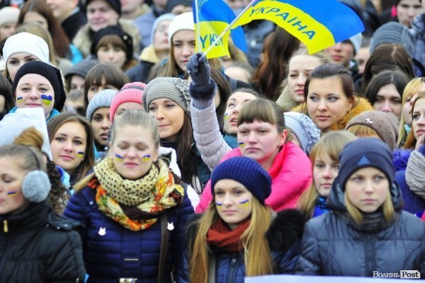 Студентський Євромітинг у Луцьку. ФОТО